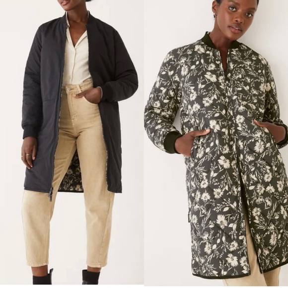 Frank and Oak Skyline Revrsible Long Bomber/Puffer - XS - Picture 12 of 12